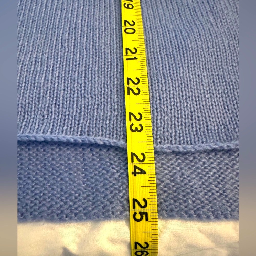 Wooden Ships Light & Extremely Soft Blue Knit Sweater - Picture 7 of 7